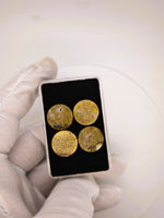 4 x Round Colorado Gold Quartz Parcel - 24.94cts