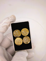 4 x Round Colorado Gold Quartz Parcel - 24.94cts
