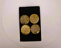 4 x Round Colorado Gold Quartz Parcel - 24.94cts