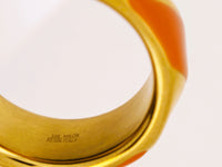 14K Milor Italy Twist Enamel Ring