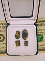 4 x Gold Quartz Cabochon Parcel - 12.25cts