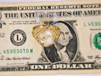 10K Gold in Quartz Signet Ring 16to1 Mine