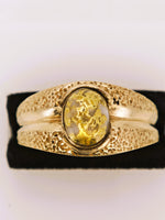 14K 16to1 Mine Gold Quartz Ring GEM