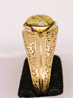 14K 16to1 Mine Gold Quartz Ring GEM