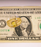 14K 16to1 Mine Gold Quartz Ring GEM