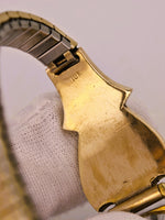 22K RARE Vintage 1980’s Seiko Quartz Gold Nugget Diamond Watch