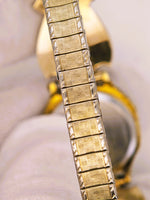 22K RARE Vintage 1980’s Seiko Quartz Gold Nugget Diamond Watch