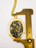 10K Gold Quartz Specimen Pendant