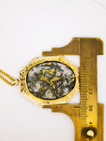 10K Gold Quartz Specimen Pendant