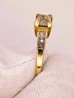 9ct Gold Quartz & Diamond Ring 16to1 Mine
