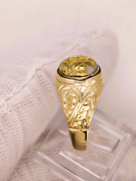 18K 16to1 Mine Gold Quartz Ring GEM