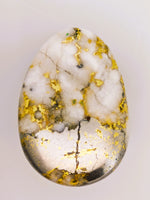 19.38ct Gympie Australia Gold Quartz & Platinum Cabochon