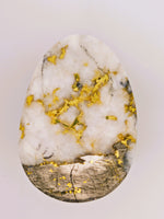 19.38ct Gympie Australia Gold Quartz & Platinum Cabochon
