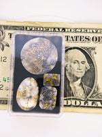 4 x Nevada Gold Quartz Cabochon Parcel - 57.54cts