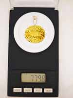 22K Rare Kurt Wayne Alaskan Nugget Fish Pendant