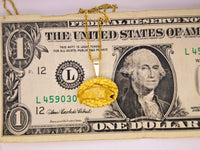 22K Alaskan Nugget Salmon Fish Pendant