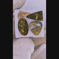 4 x Gold Quartz Cabochon Parcel - 10.84cts