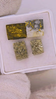 4 x Gold Quartz Cabochon Parcel - 8.95cts