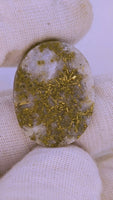 22.60ct Oval Colorado Gold in Quartz Cabochon