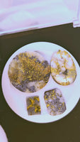 4 x Nevada Gold Quartz Cabochon Parcel - 57.54cts