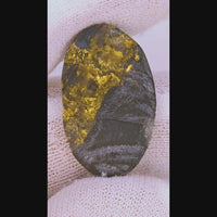 9.29ct Black Gold in Quartz Cabochon