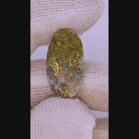 10.34ct Oval Colorado Gold in Quartz Cabochon