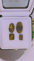 4 x Gold Quartz Cabochon Parcel - 12.25cts