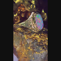 Antique Victorian 10K Opal Ring