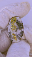 12.68ct 16to1 mine Gold Quartz Cabochon
