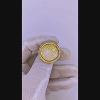 9ct 16to1 Mine Round Gold Quartz Ring GRAIL