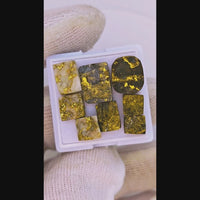 8 x Gold Quartz Cabochon Parcel - 15.58cts