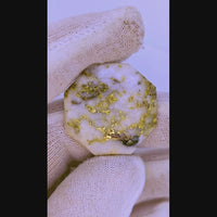 31.55ct Octagon Gold Quartz Cabochon