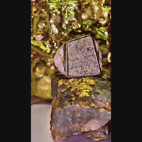 14K Gold Quartz & Opal Signet Ring