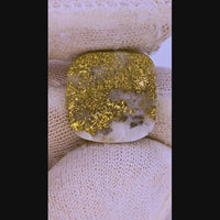 18.35ct Colorado Gold in Quartz Cabochon