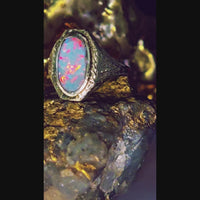 Antique Victorian 10K Opal Ring