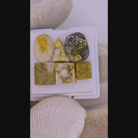 6 x Gold Quartz Cabochon Parcel - 21.80cts