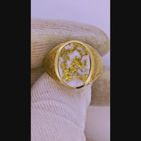 22K Florentine Gold Quartz Ring - 16to1 Mine