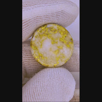 28.64ct 16to1 mine Gold Quartz Cabochon