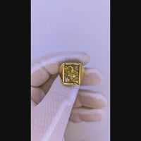 14K Gold in Quartz Ring - Vintage 16to1 Mine