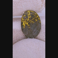 4.81ct Black Gold in Quartz Cabochon